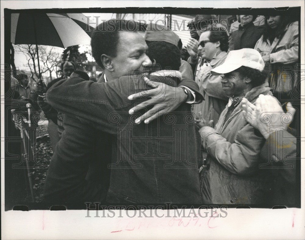 1989 Press Photo Tom Barrow Detroit Mayoral Candidate - Historic Images