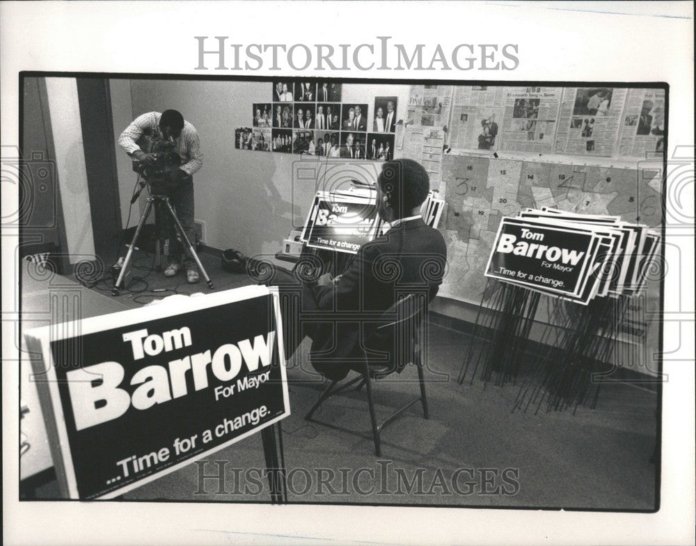 1989 Press Photo Tom Barrow - Historic Images