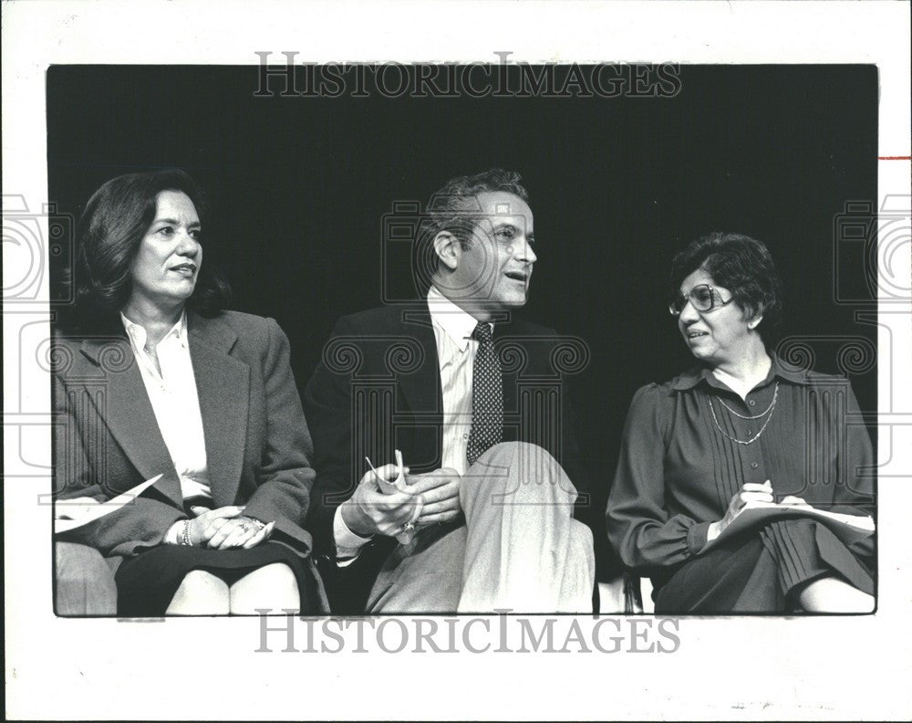 1983 Press Photo Myrna Philip Fischer Loren B.Fischer - Historic Images