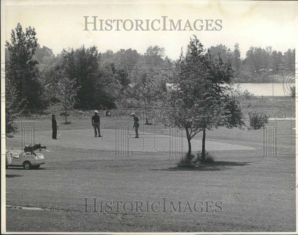 1972 Press Photo Lake Woods Golf Club - Historic Images