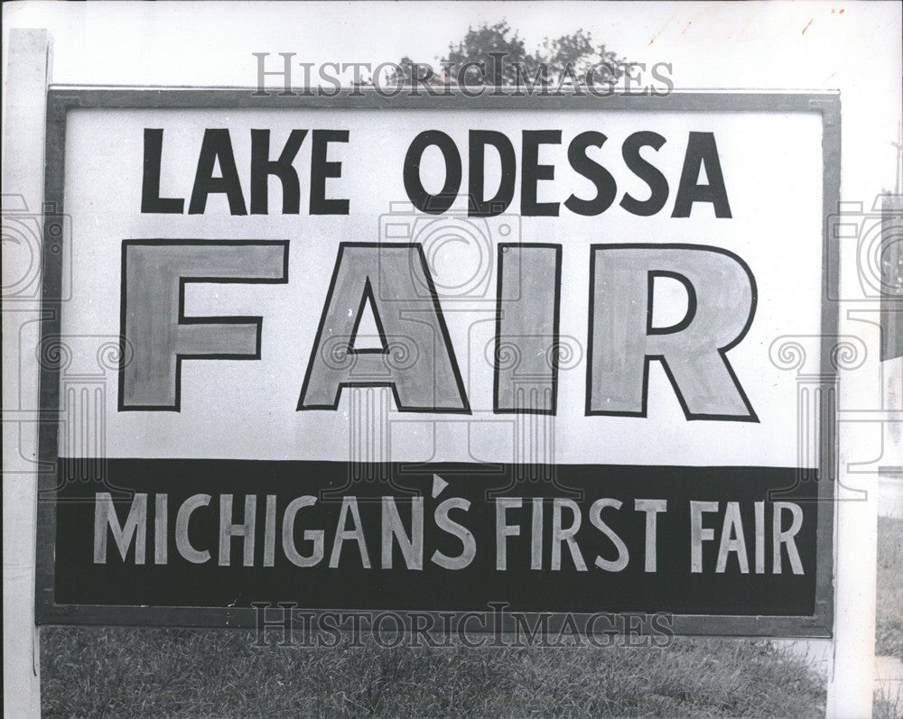 1964 Press Photo Lake Odessa Fair Michigan - Historic Images