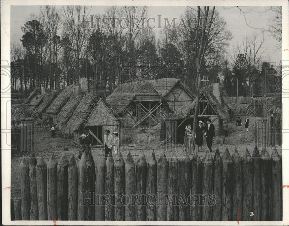 1957 Press Photo James Fort is located on Castlepark pe - Historic Images