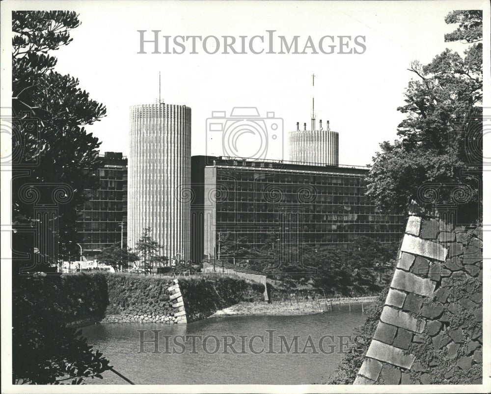 1970 Press Photo modern office building Imperial Palace - Historic Images