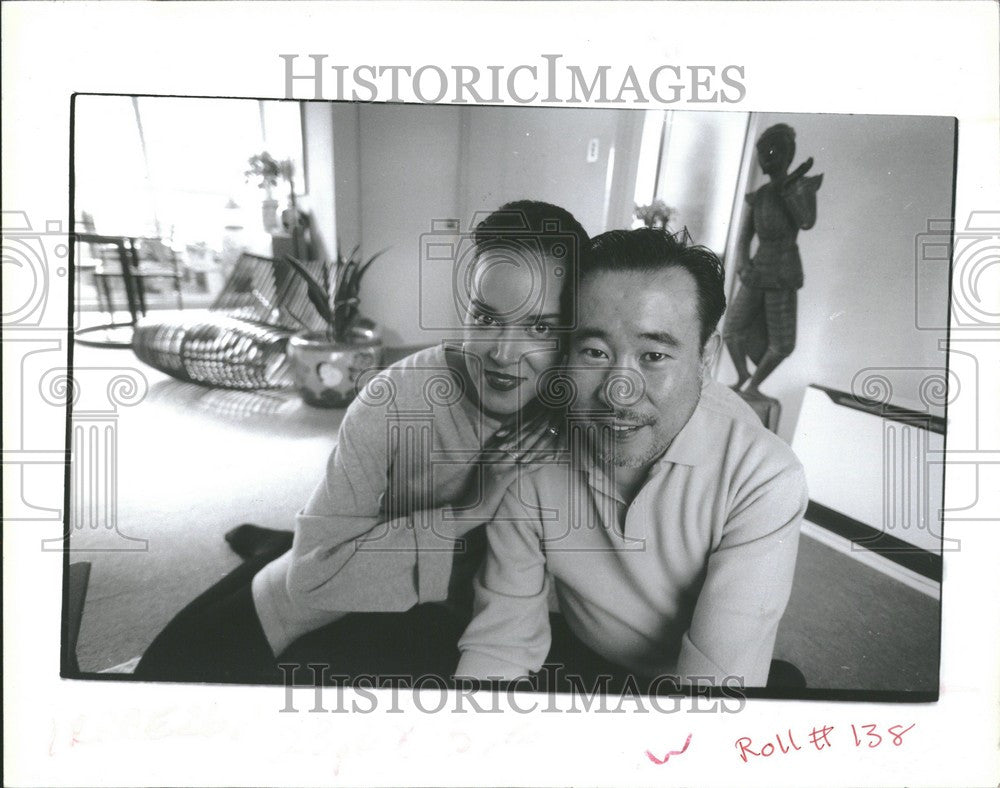 1991 Press Photo Nancy ClarkKatsura Detroit Tokyo model - Historic Images