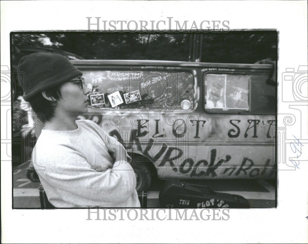 1991 Press Photo Koichi Ishiharadrummer  Flot Sam van - Historic Images