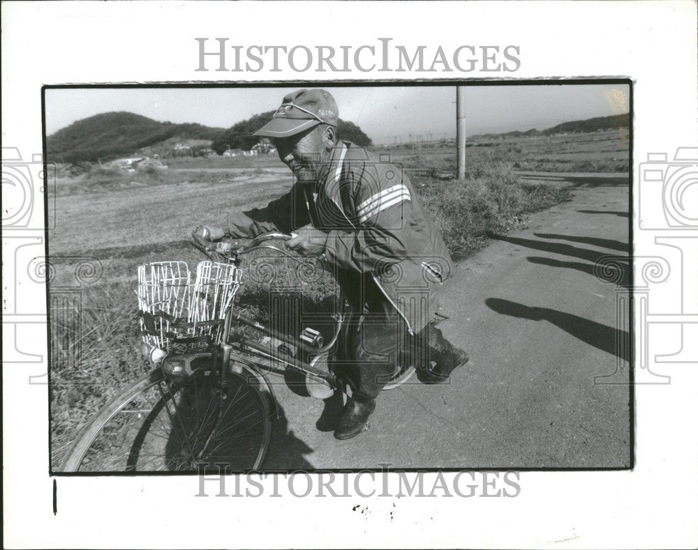 1991 Press Photo Japan rice farming food imports - Historic Images