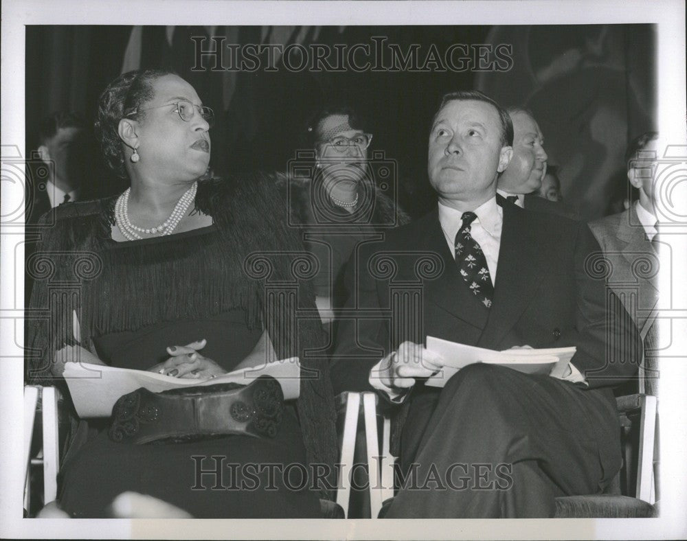 1950 Press Photo Edith S. Sampson - U.S Representative - Historic Images