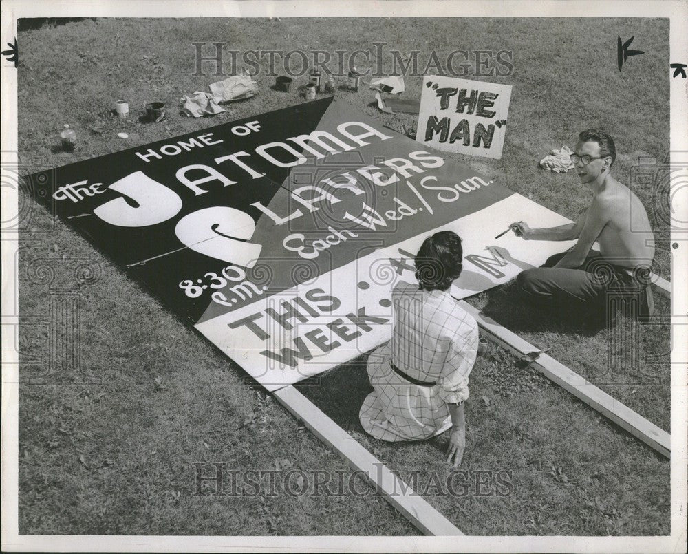 1952 Press Photo JATOMA PLAAYERS - Historic Images