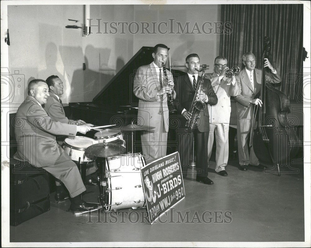 1960 Press Photo J-Birds WWJ Radio - Historic Images