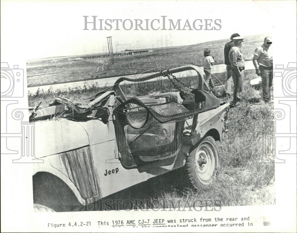 1981 Press Photo Jeep CJ-7. - Historic Images