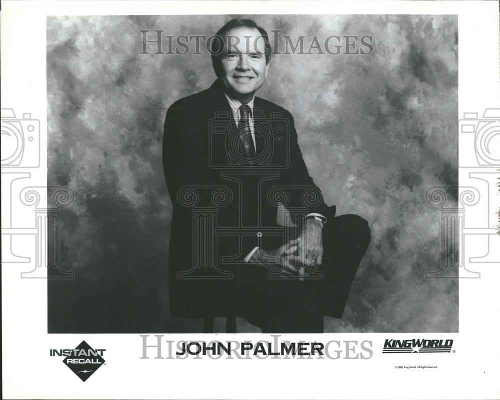 1990 Press Photo John Palmer Instant Recall Host NBC - Historic Images