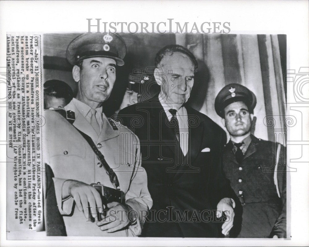1965 Press Photo george papandeou greek premier - Historic Images