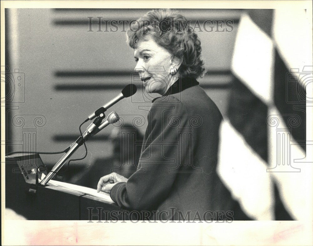 1987 Press Photo Margarita Papandreou Greece First Lady - Historic Images