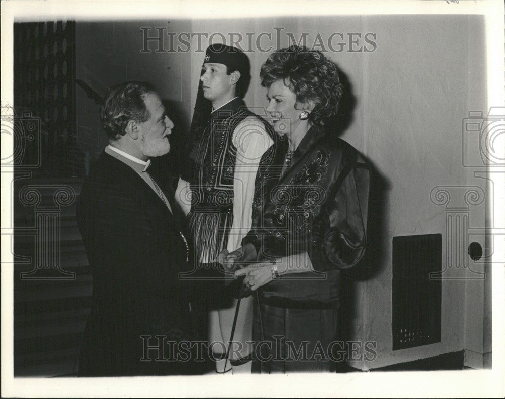 1987 Press Photo Bishop Timothy Margaret Papanderou - Historic Images