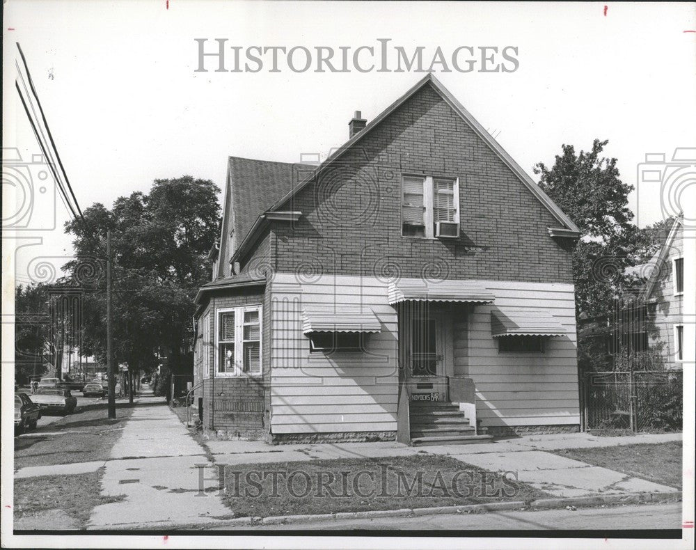 1977 Press Photo Novock Saloon - Historic Images