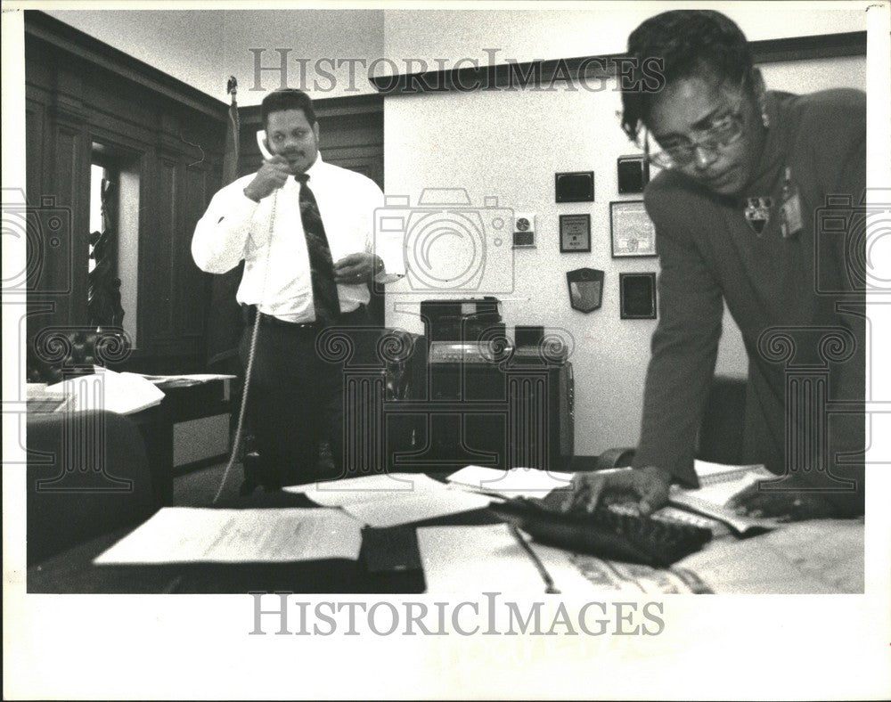 1992 Press Photo Bernard Parker Wayne County - Historic Images