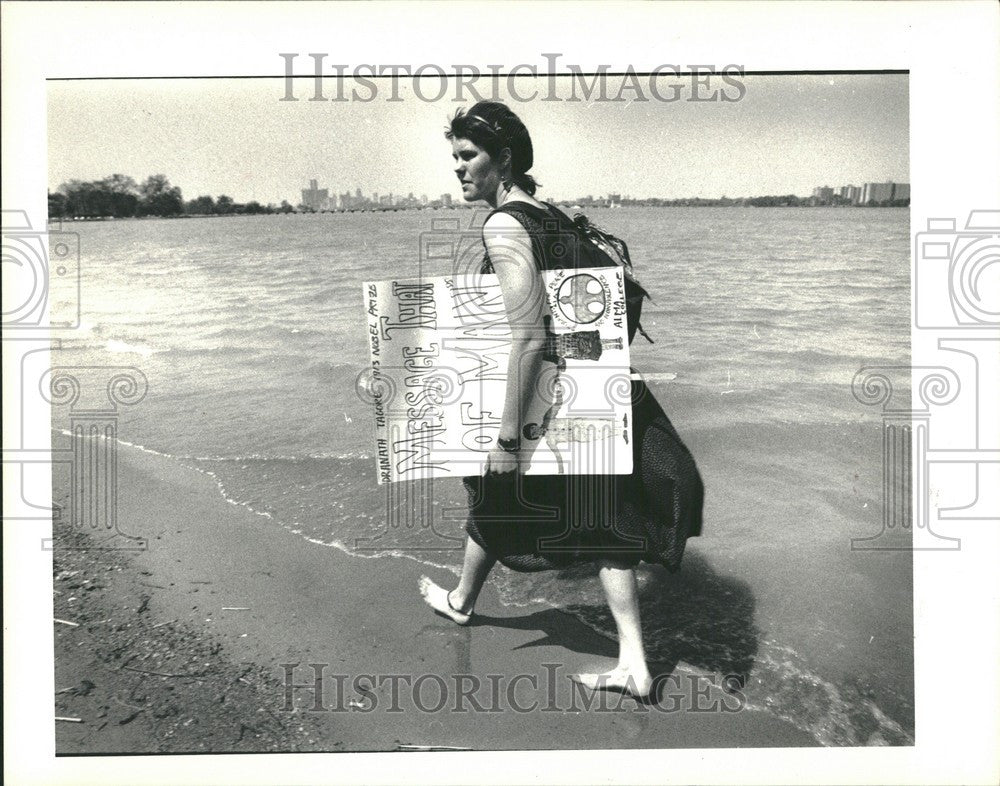 1987 Press Photo Liz Robertson Actress Singer - Historic Images