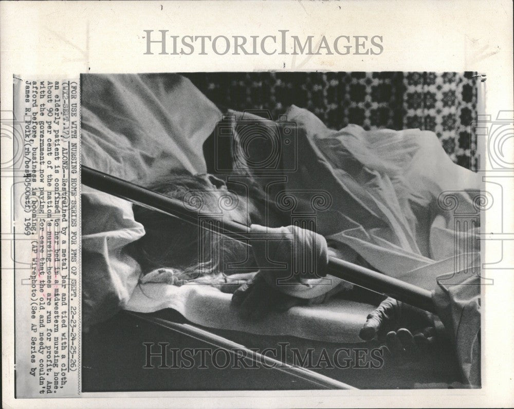 1969 Press Photo nursing home convalescent home - Historic Images