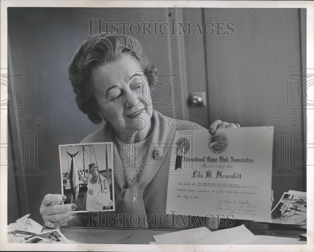 1962 Press Photo Judge Lila M. Neuenfelt - Historic Images