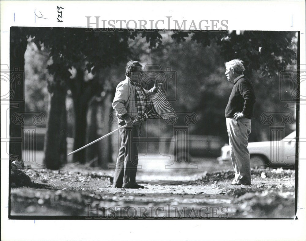 Press Photo David Doig Schoolteacher - Historic Images