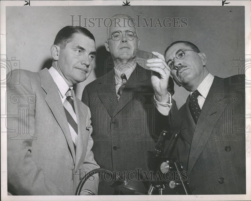 1950 Press Photo Nelson McGraw Scott Center Detection - Historic Images