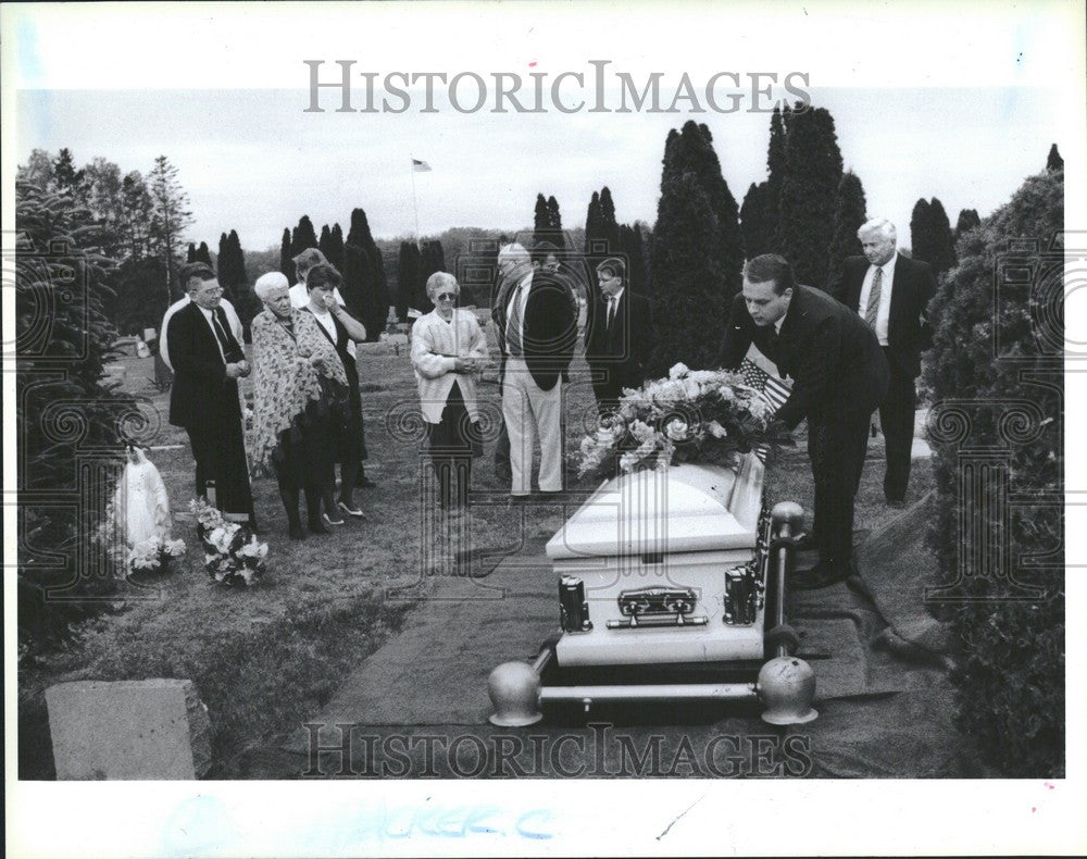 1990 Press Photo Seney Township clerk Jennie Nelson - Historic Images