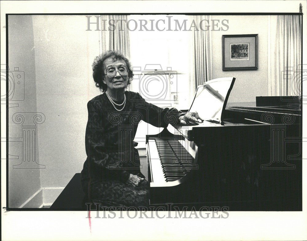 1987 Press Photo Hixie Sanford Grosse Pointe - Historic Images