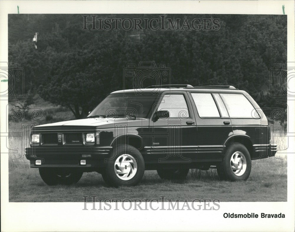 1990 Press Photo Oldsmobile Bravada General Motors - Historic Images