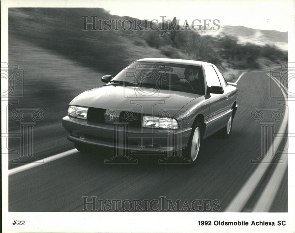 1991 Press Photo Oldsmobile Achieva - Historic Images