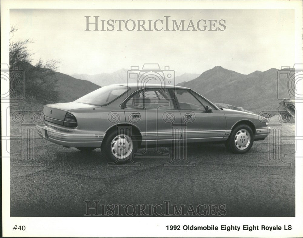1991 Press Photo Oldsmobile Elghty Elight Royale Car - Historic Images