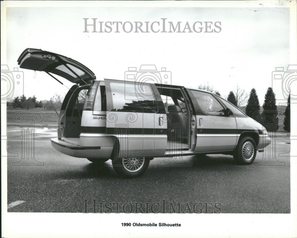 Press Photo Oldsmobile Silhouette minivan - Historic Images