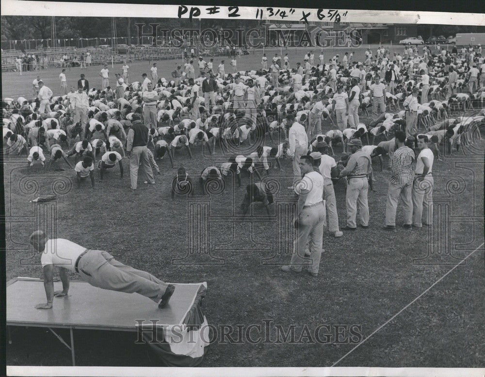 1957 Press Photo Olympic Games ? Junior - Historic Images