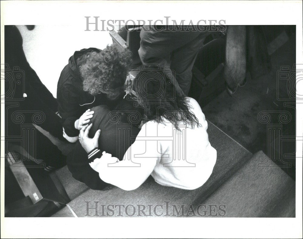 1992 Press Photo Olivet College coeducational Michigan - Historic Images