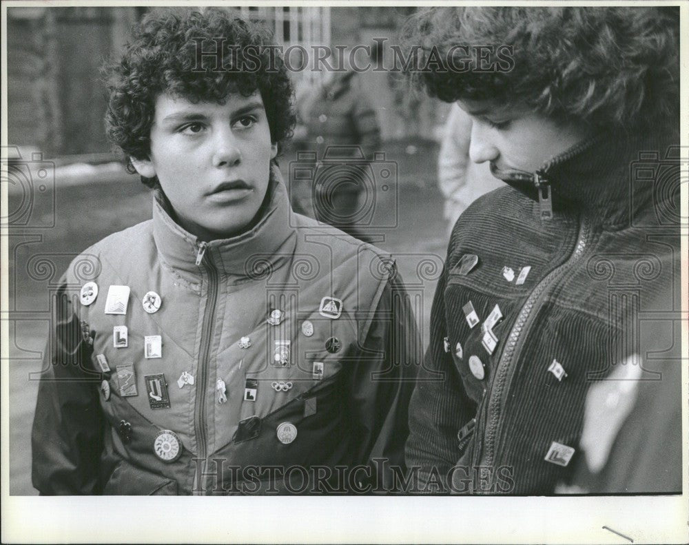 1984 Press Photo Olympic Games 1980 Winter  Lake Placid - Historic Images