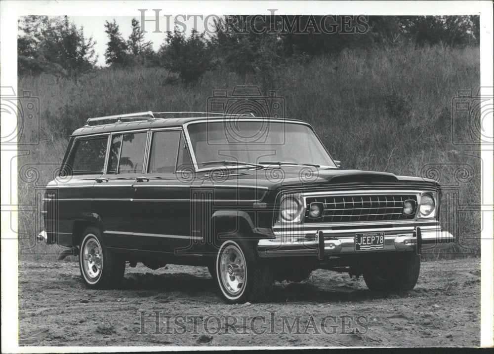 1978 Press Photo AMC Jeep Wagonear independance - Historic Images