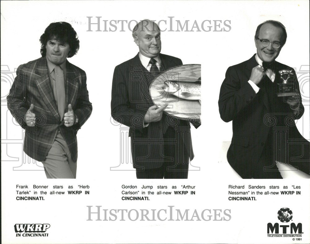 1991 Press Photo Richard Sanders Actor - Historic Images