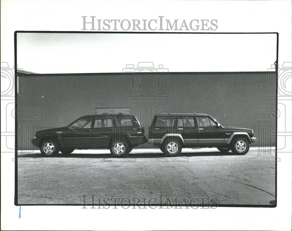 1992 Press Photo Jeep Grand Cherokee - Historic Images
