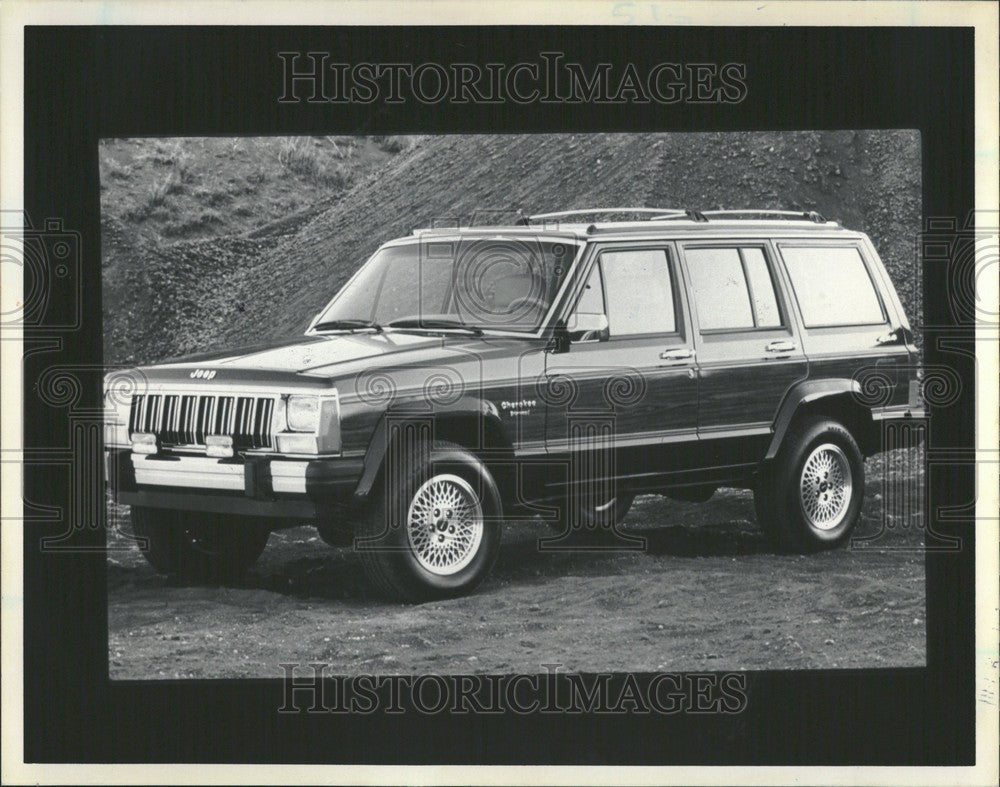 1990 Press Photo Jeep Cherokee 1991 - Historic Images