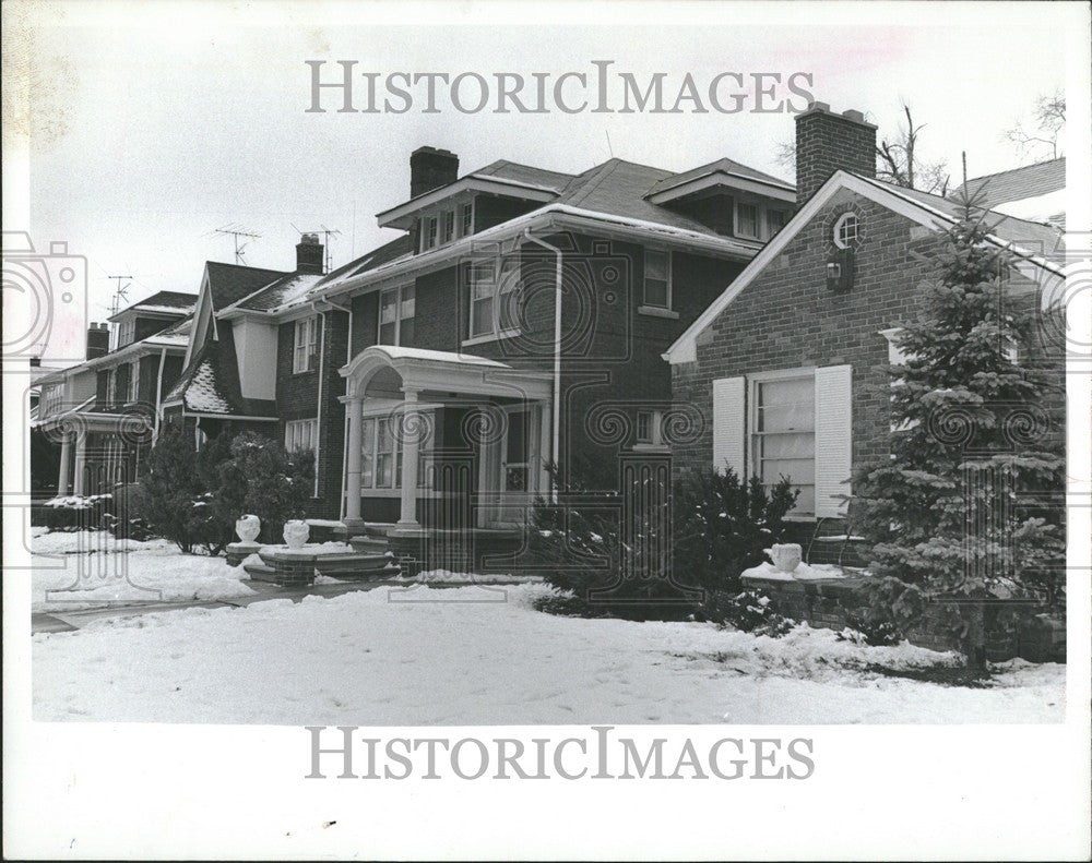 1976 Press Photo Jefferson-Chalmers community - Historic Images