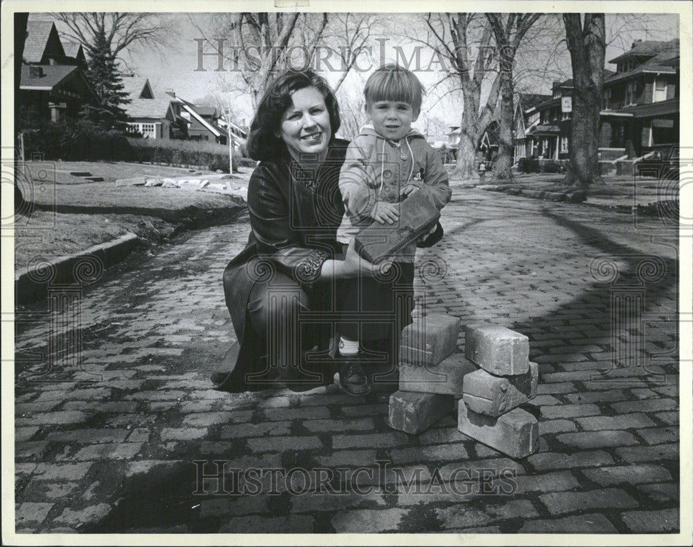 1980 Press Photo Melainie Waldron Tommy Waldron - Historic Images