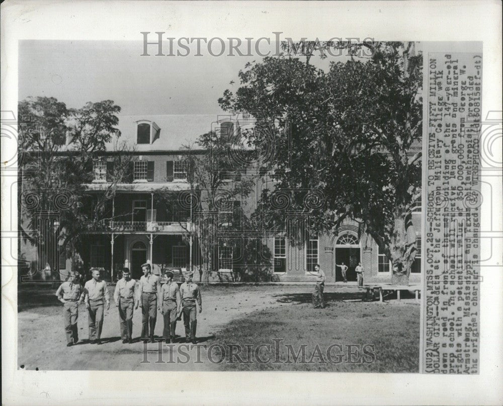 1949 Press Photo Jefferson Military College cadets - Historic Images