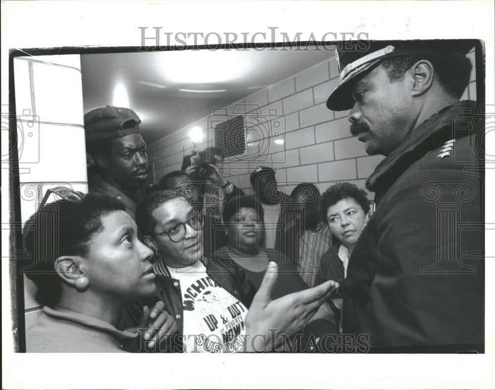 1991 Press Photo Jeffries Housing Project - Historic Images