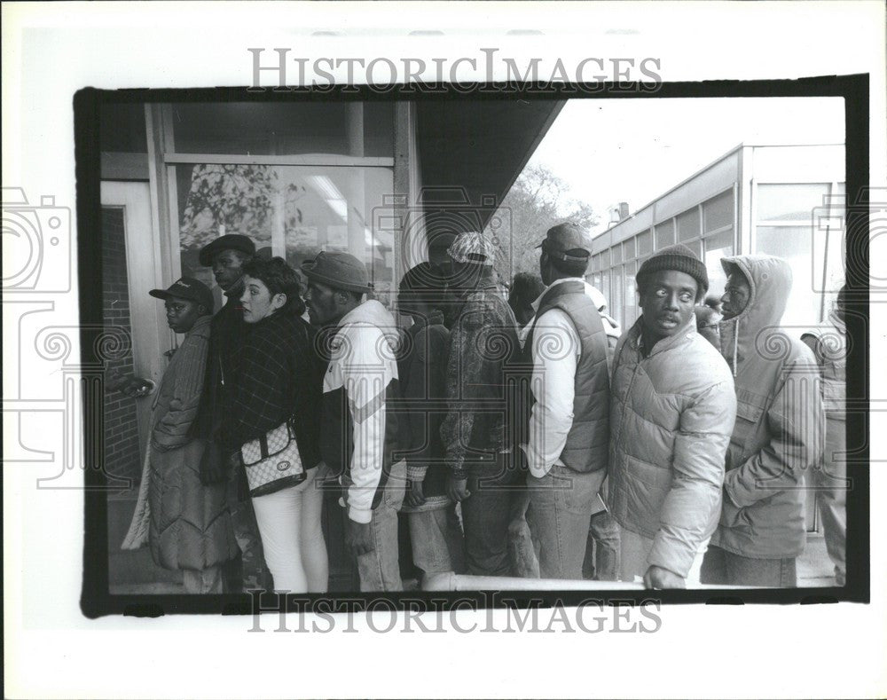 1991 Press Photo Jeffries Housing Project - Historic Images