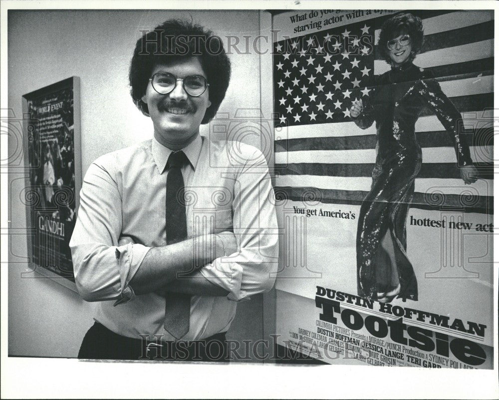 1983 Press Photo Jay sands - manager for Columbia pics - Historic Images