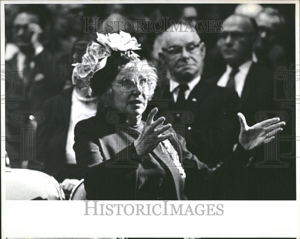 1970 Press Photo Wilma Soss President Women Shareholder - Historic Images