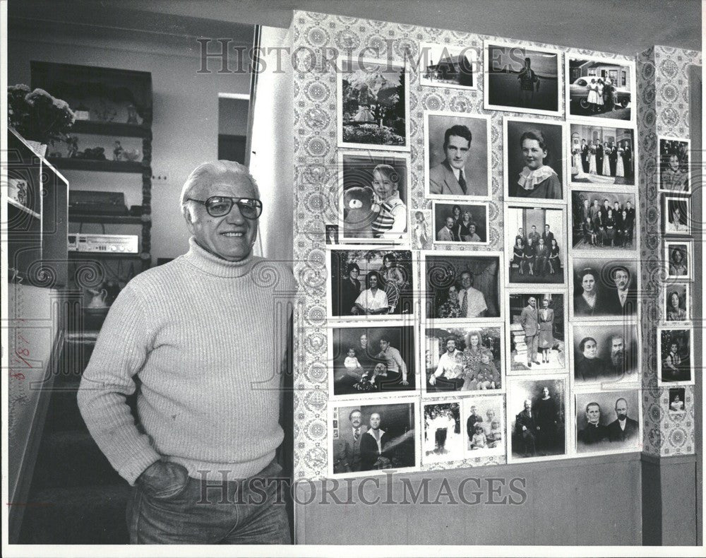 1982 Press Photo Ed Sonnenberg Carpenter - Historic Images