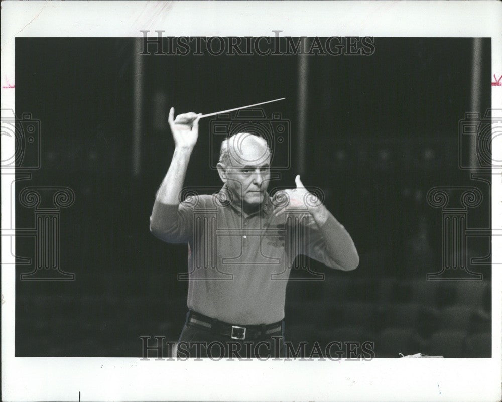 1979 Press Photo Georg Solti music director - Historic Images