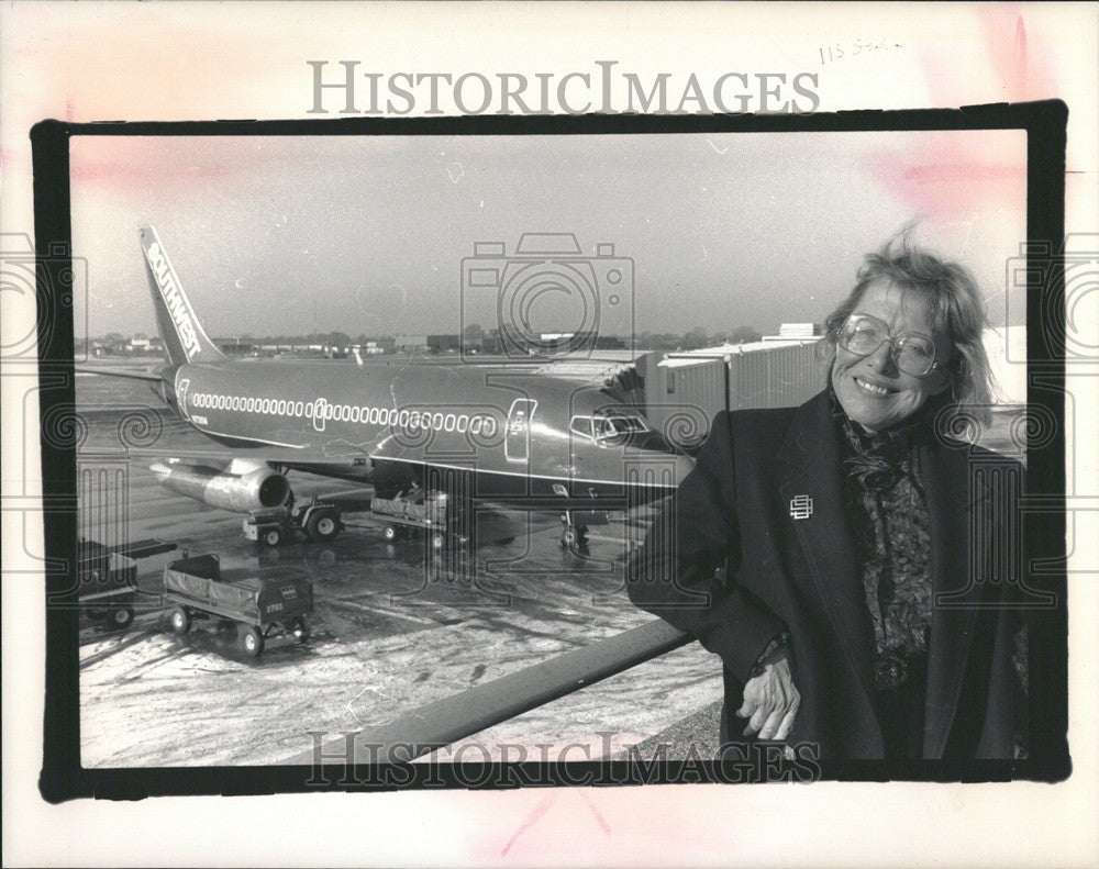 1989 Press Photo Snyder Director City Airport - Historic Images