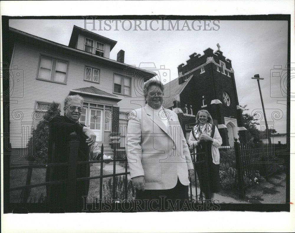 1991 Press Photo Gateful Home Executive director Synder - Historic Images