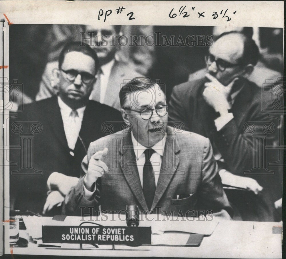 1958 Press Photo Arkady Sobolev Politician - Historic Images